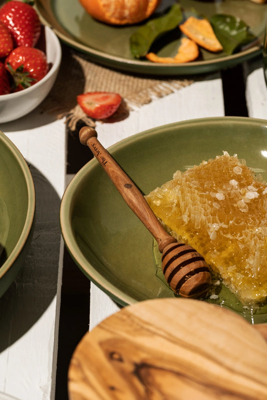 Olive Wood Honey Dipper