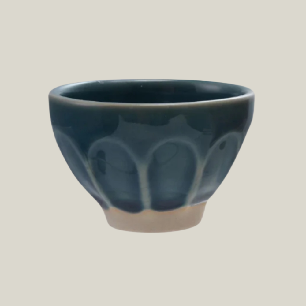 Reactive Glaze Stoneware Pinch Pot