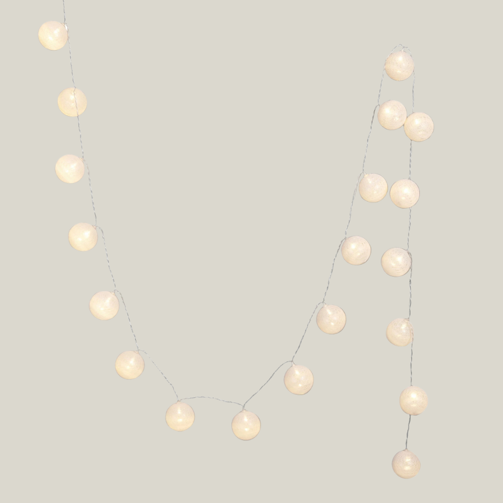 Wrapped Globe String Lights