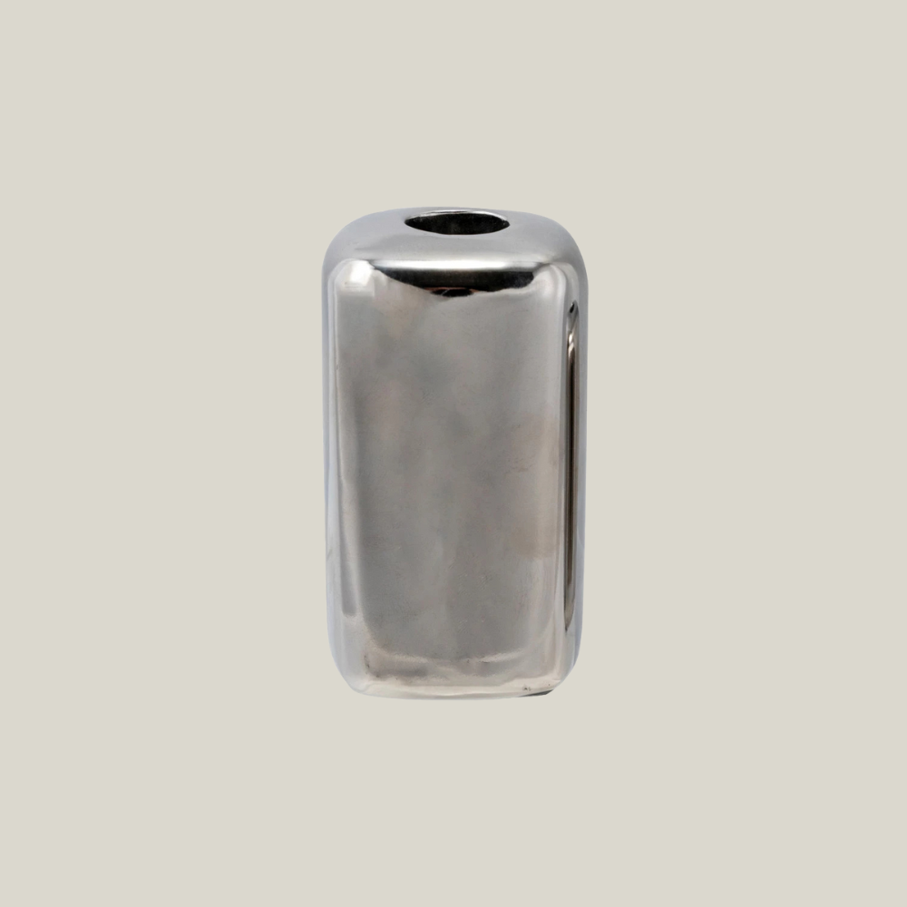Chrome Taper Candle Holders