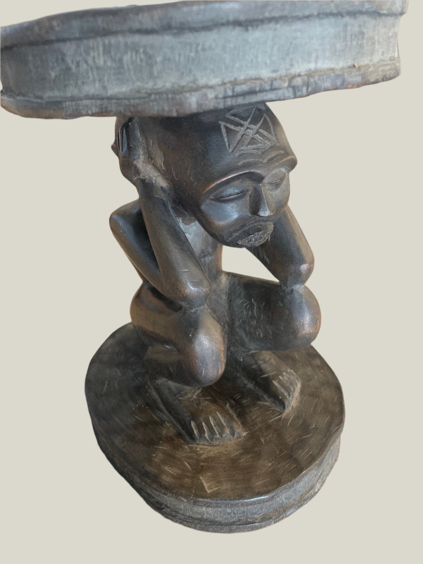 African Figural Stool