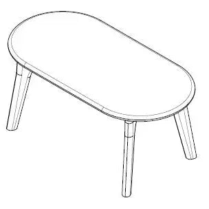 Black Walnut Coffee Table