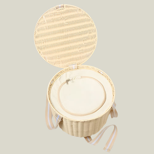 Round Picnic Cooler Basket