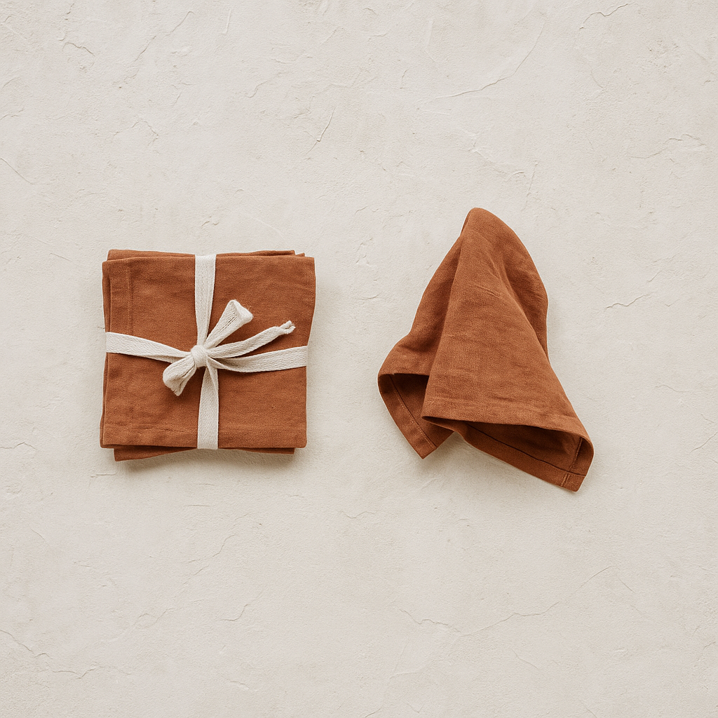 Linen Cocktail Napkin Set