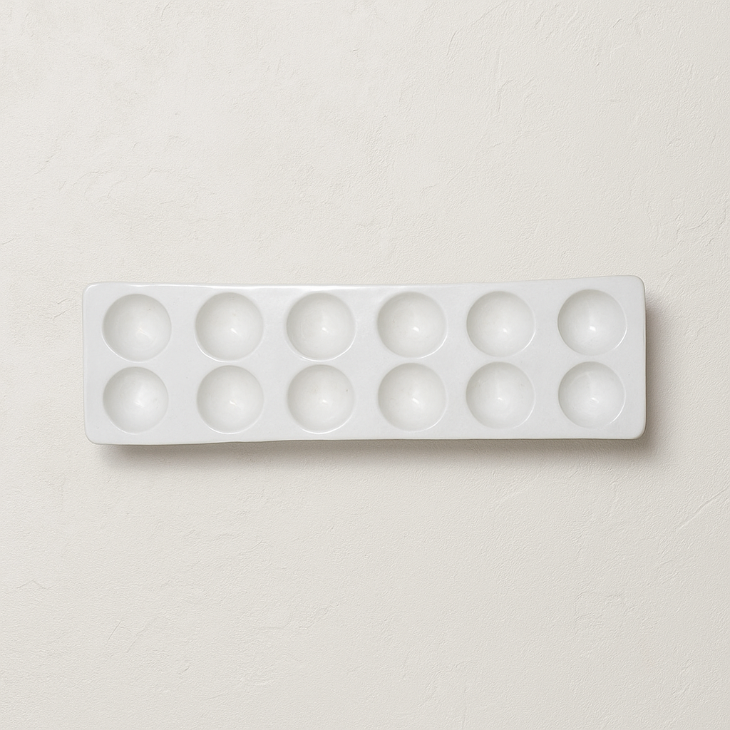 Stoneware Egg Holder