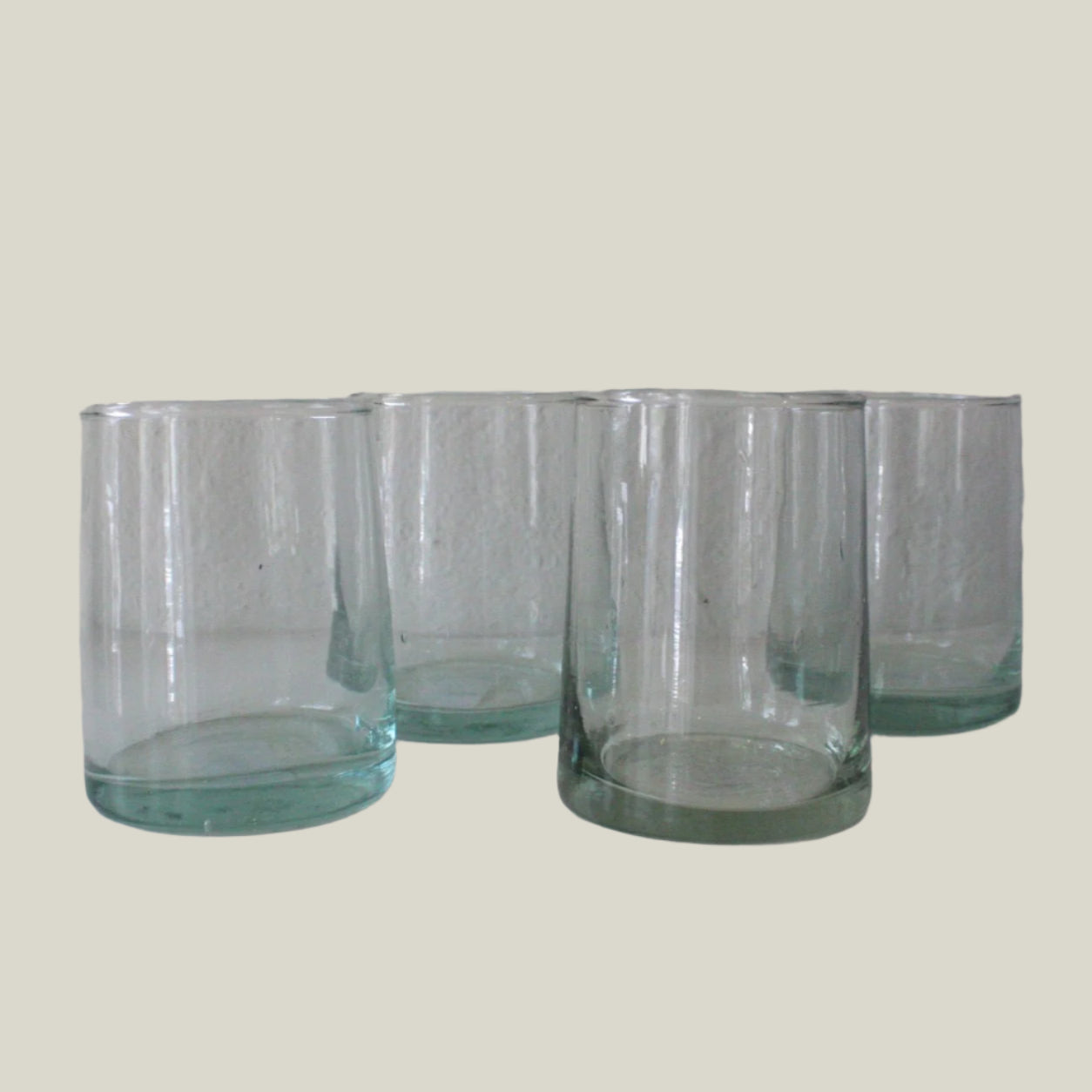 Small Clear Moroccan Glasses