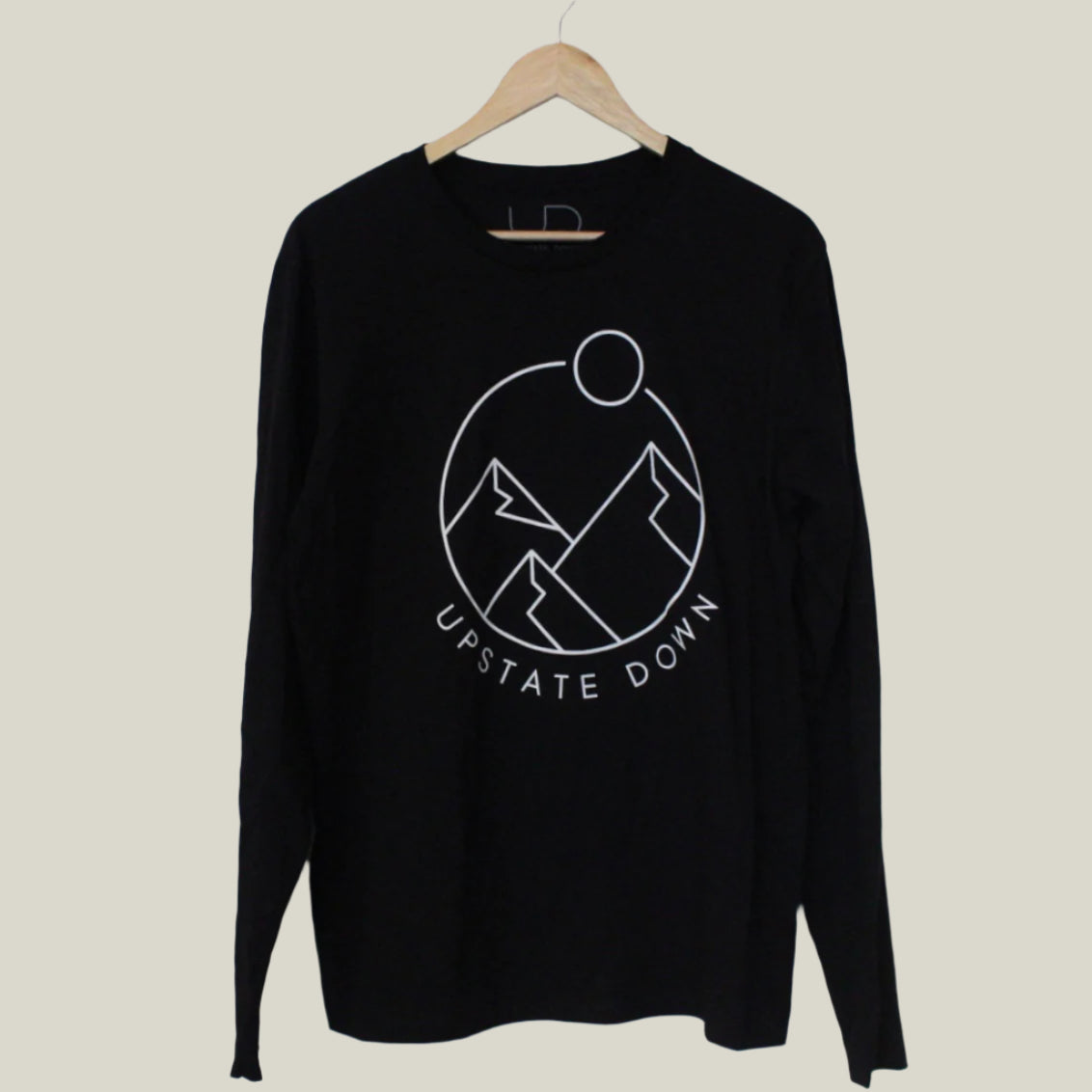 Black Upstate Down Long Sleeve