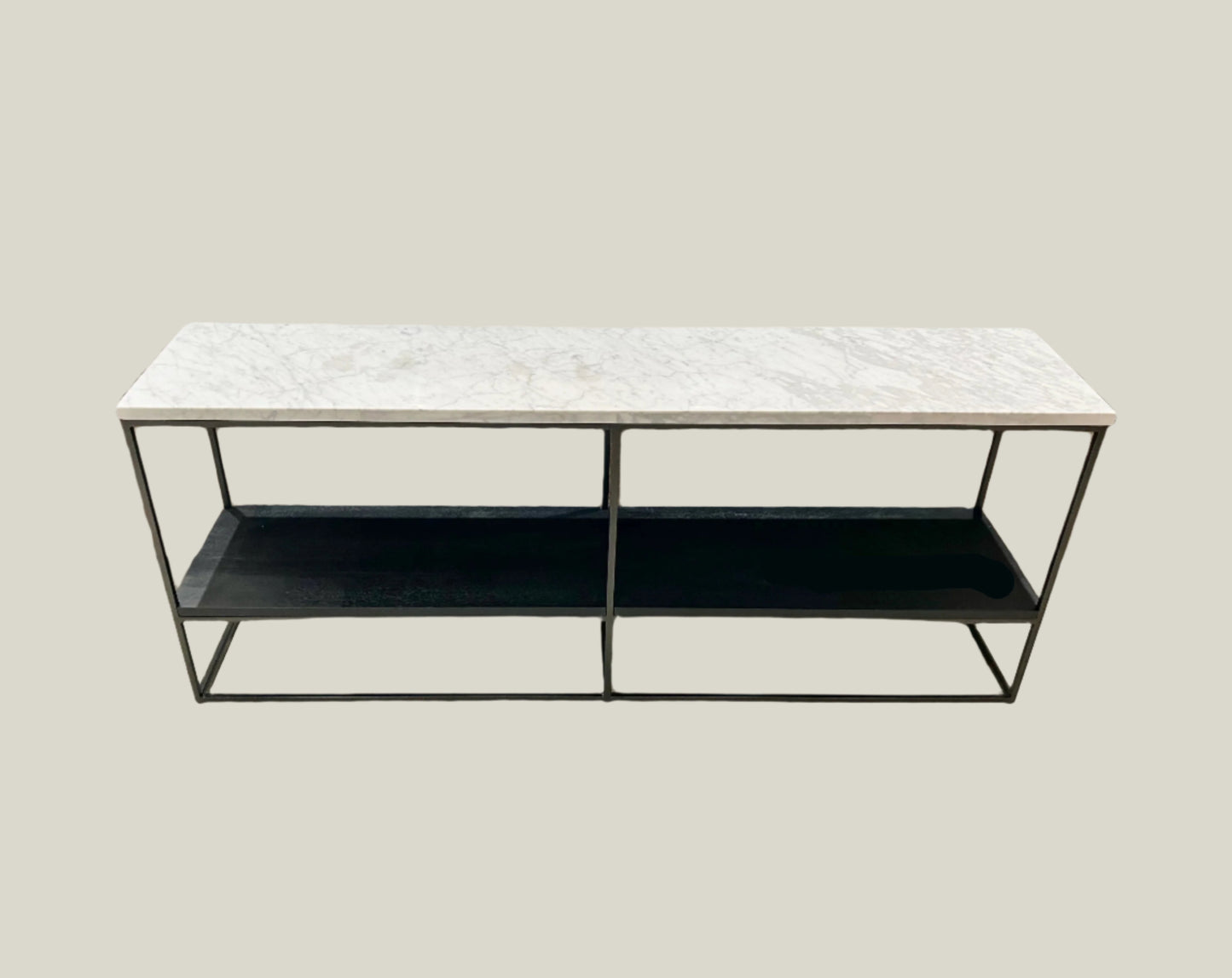 Marble + Metal Shelving Unit