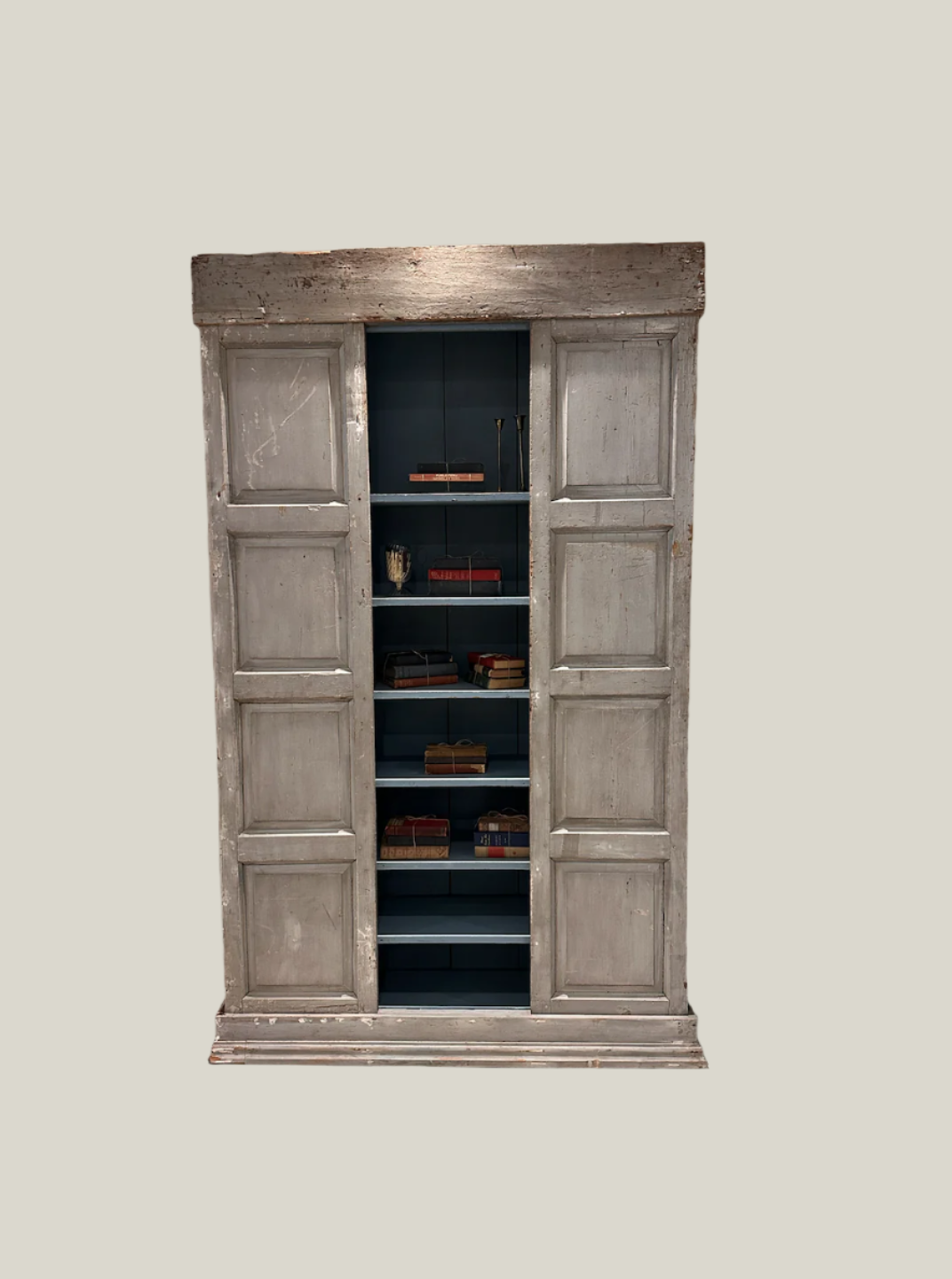 Vintage Light Gray Cabinet