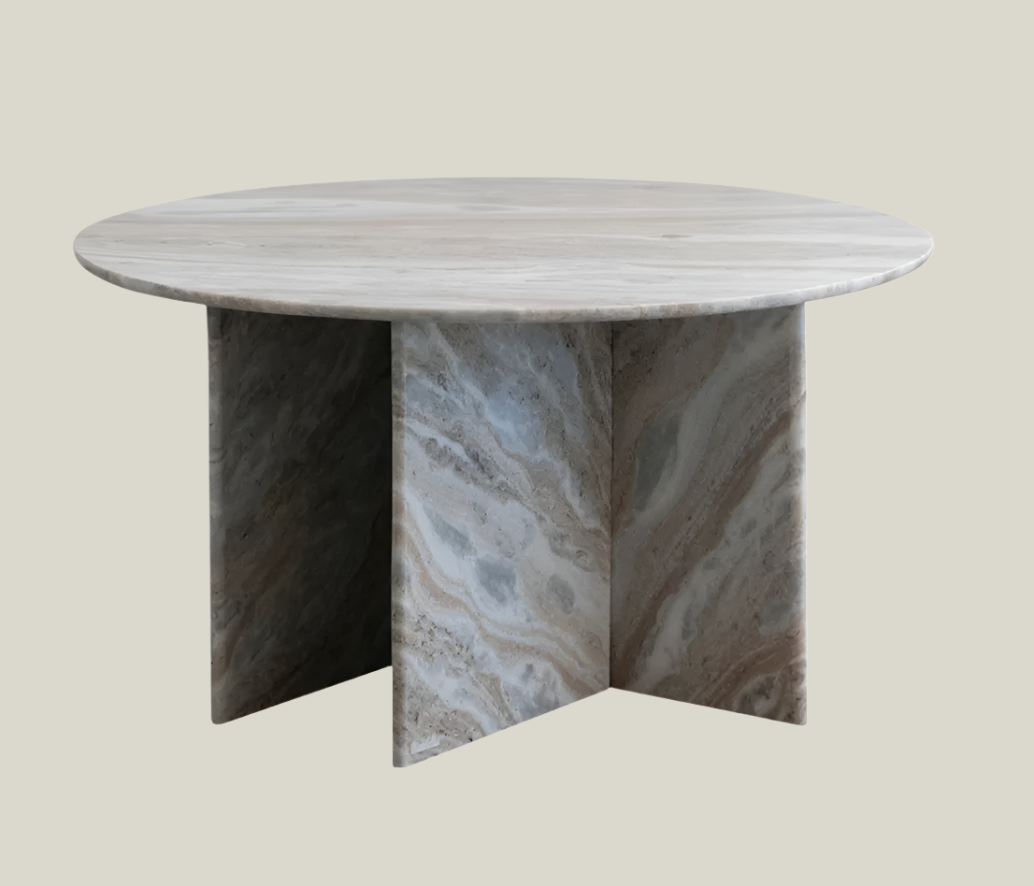 Marble Chestnut Coffee Table