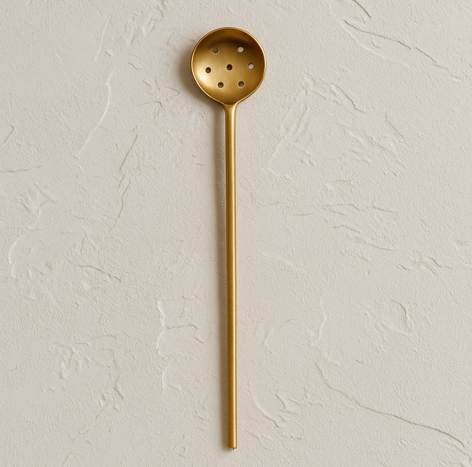 Brass Olive Spoon