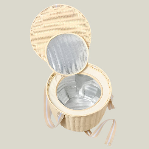 Round Picnic Cooler Basket