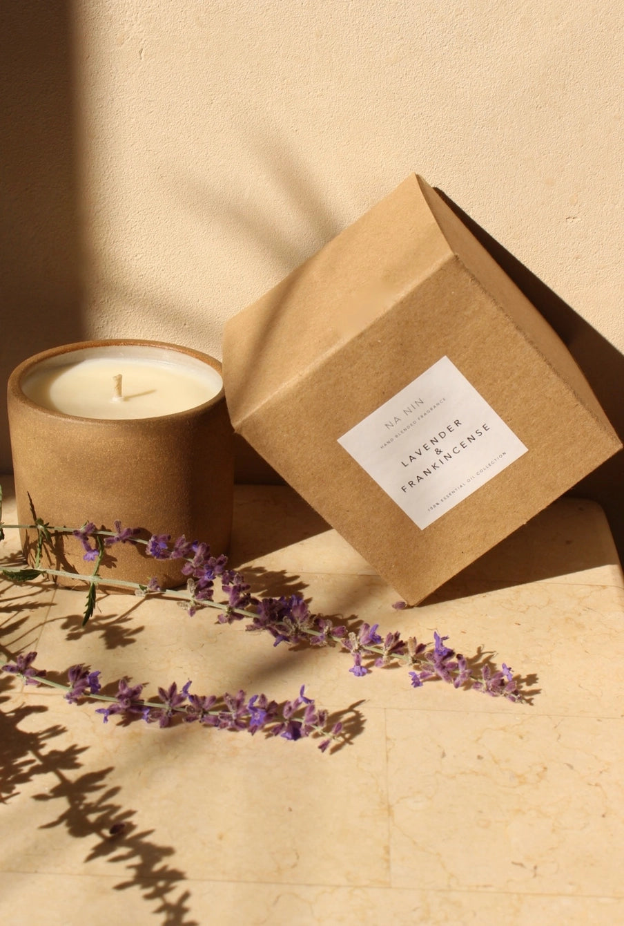 Na Nin Terracotta Ceramic Candle