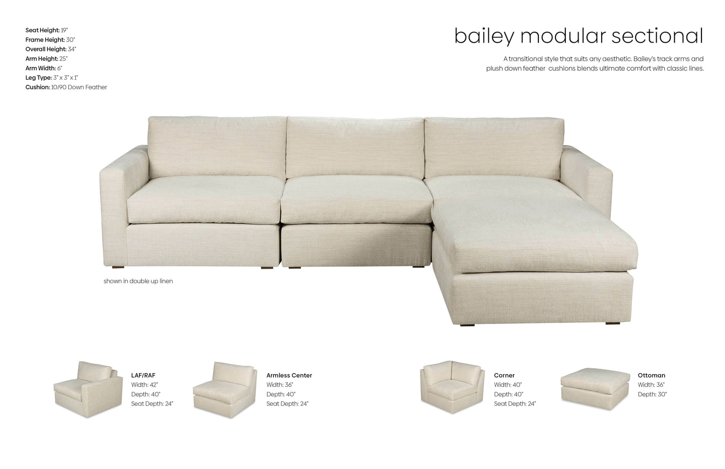 Bailey Modular Sectional
