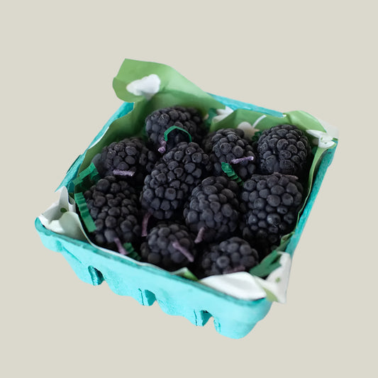 Beeswax Berry Birthday Candles