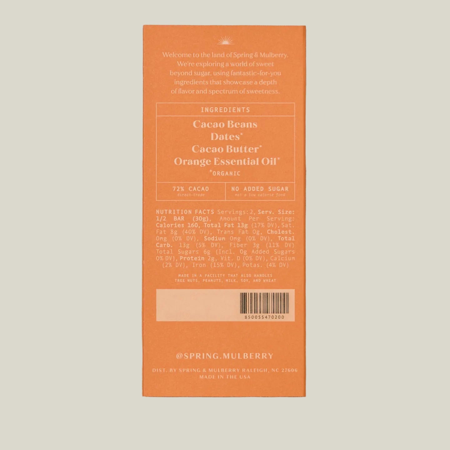 Spring & Mulberry Chocolate Bar