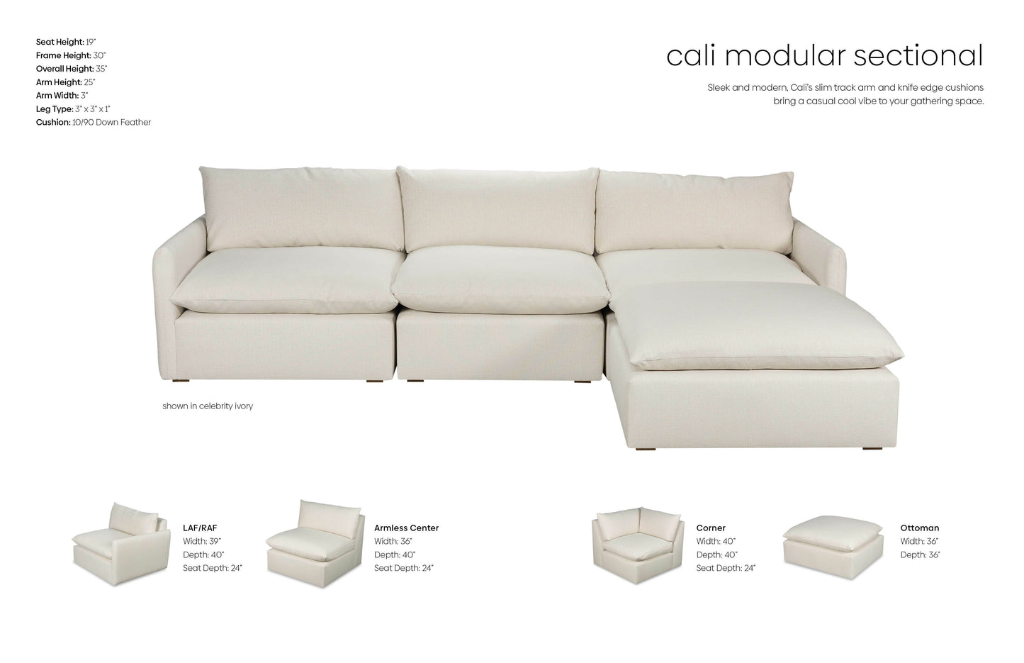 Cali Modular Sectional