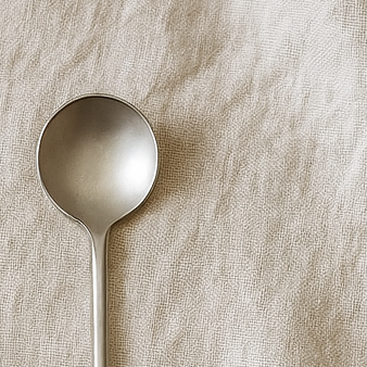 Brushed Pewter Cocktail Spoon