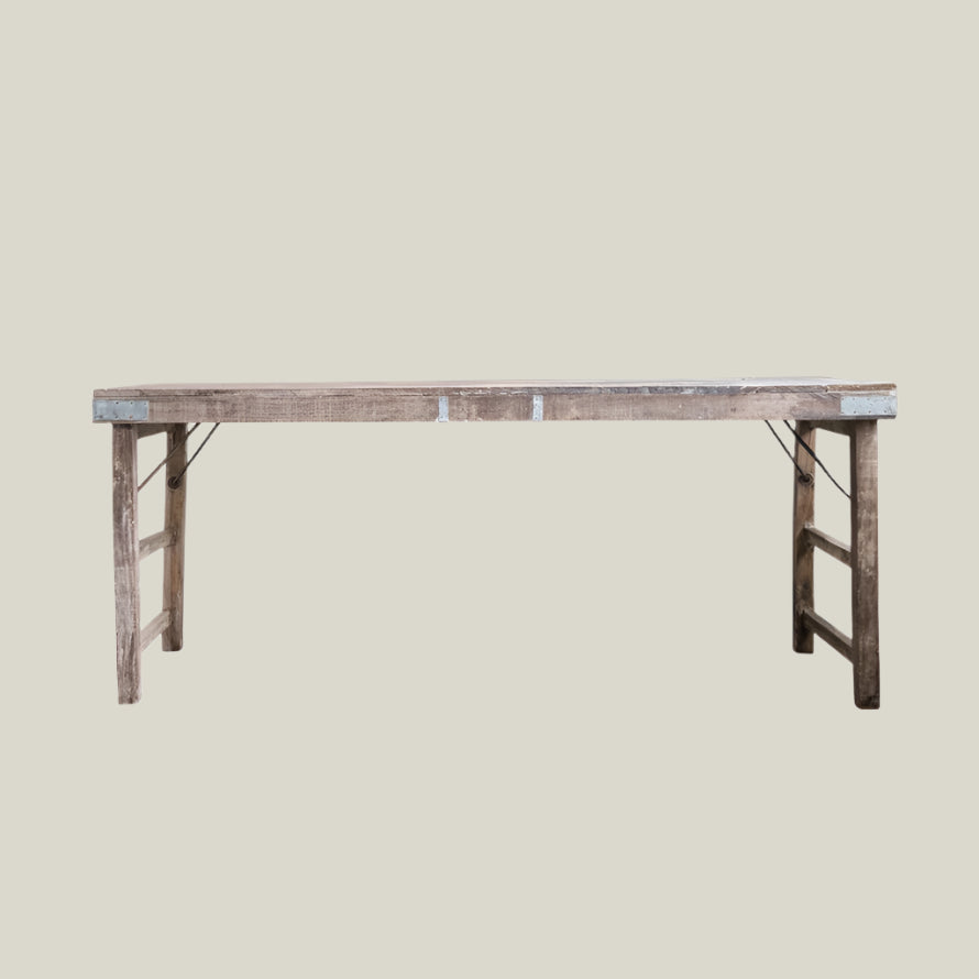 Reclaimed Wood Folding Table
