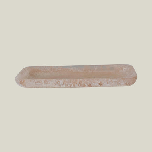 Blush Resin Tray