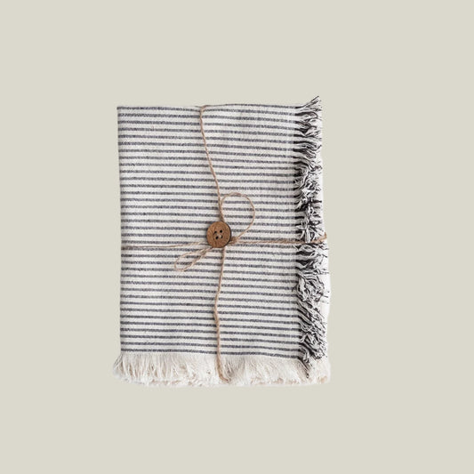 Fringed Tea Towel Set