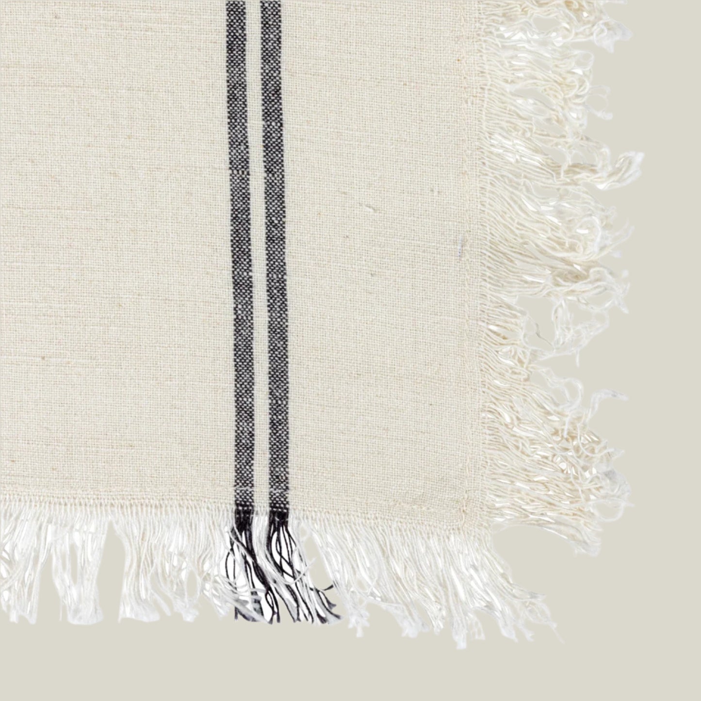 Fringed Tea Towel Set