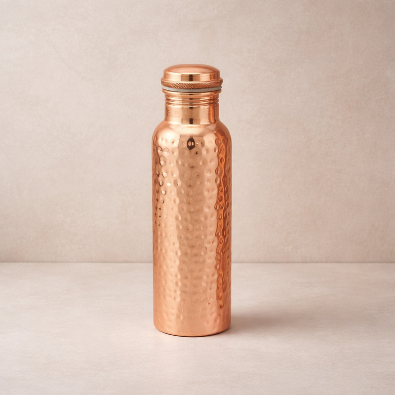 Hammered Copper Water Bottle