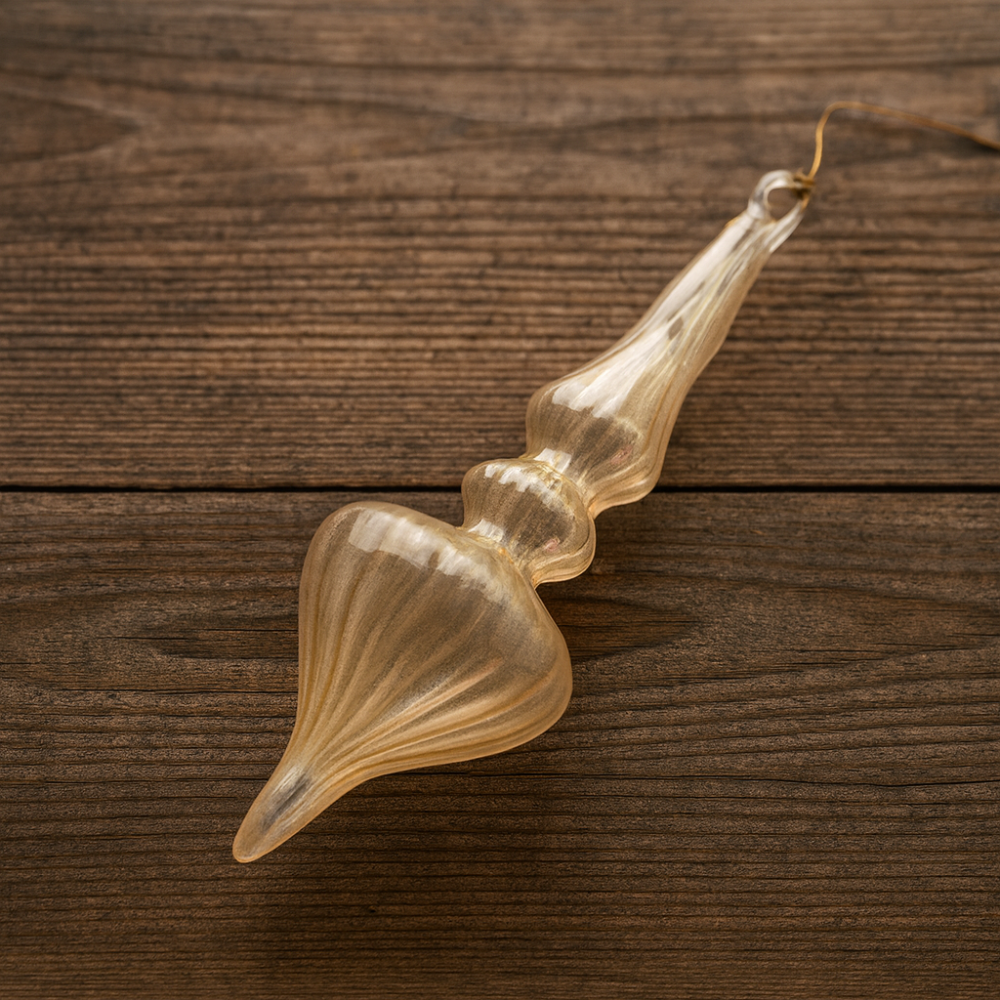 Handblown Glass Finial Ornament