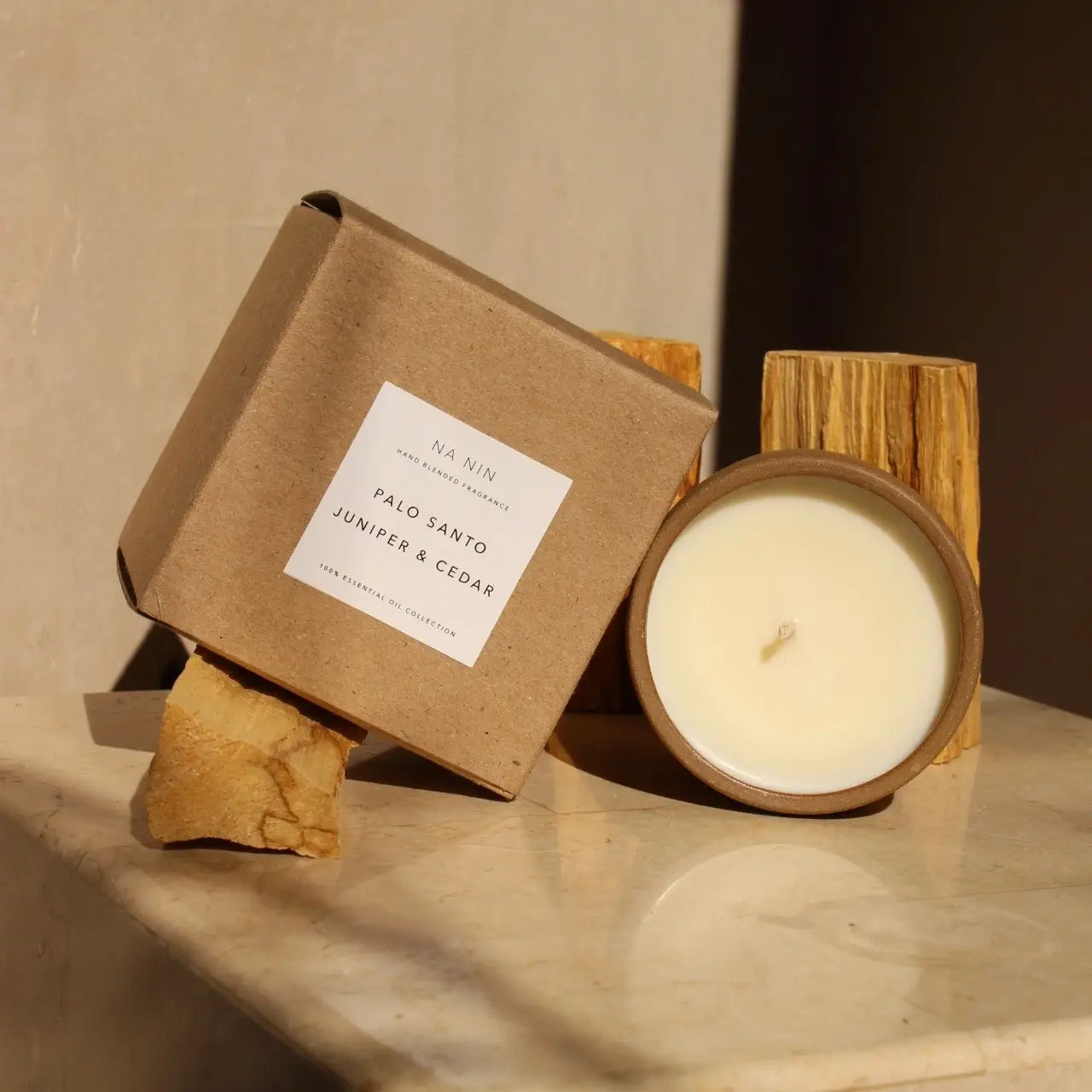 Na Nin Terracotta Ceramic Candle