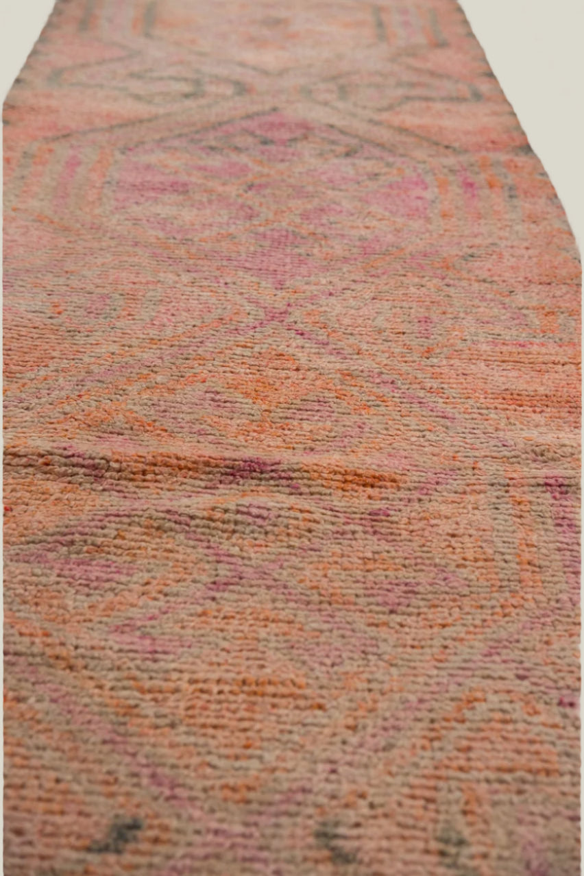 Tangerine Vintage Kurd Runner - 3'1" x 12'3"
