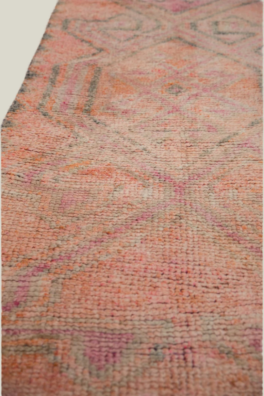 Tangerine Vintage Kurd Runner - 3'1" x 12'3"