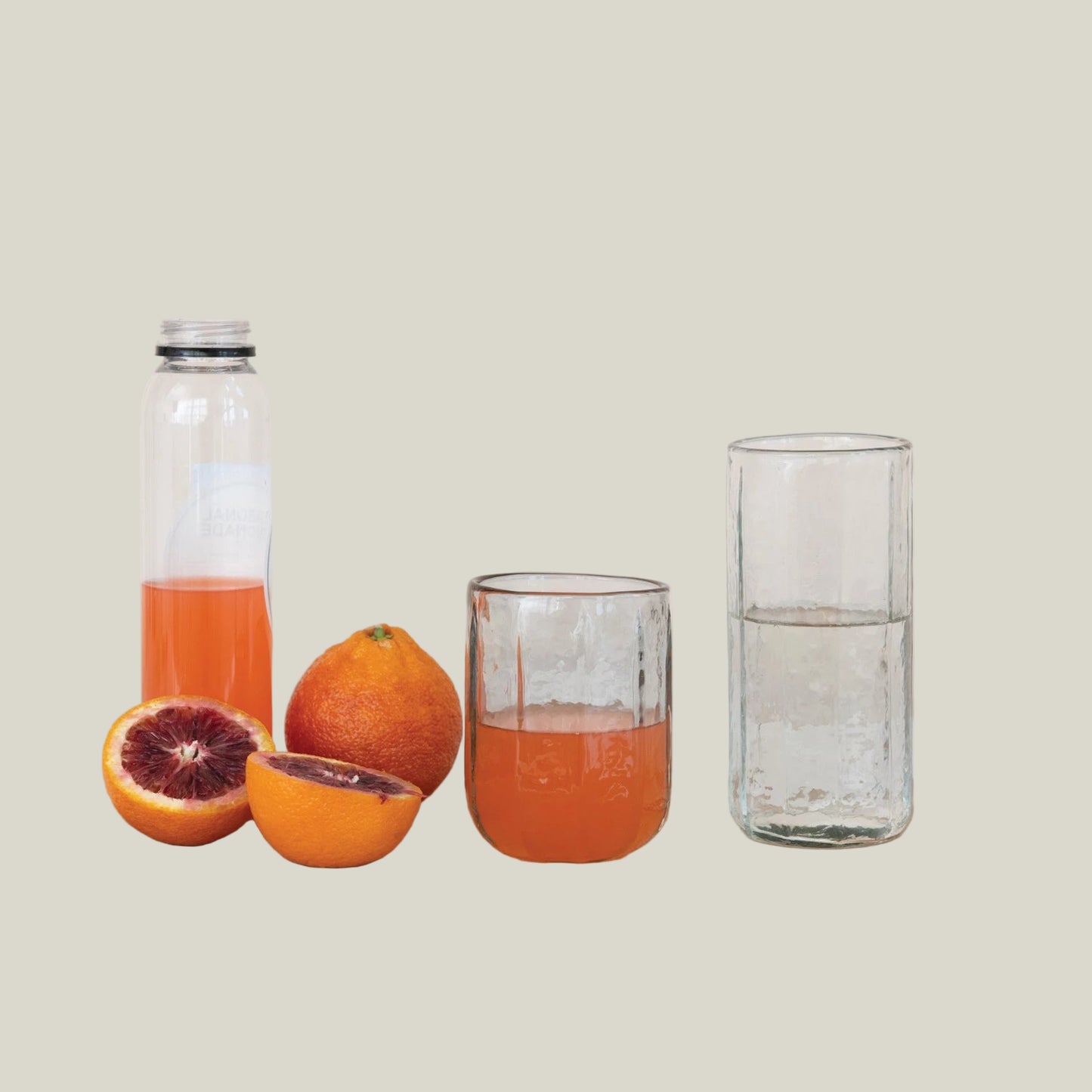 Large Hand-Blown Drinking Glass