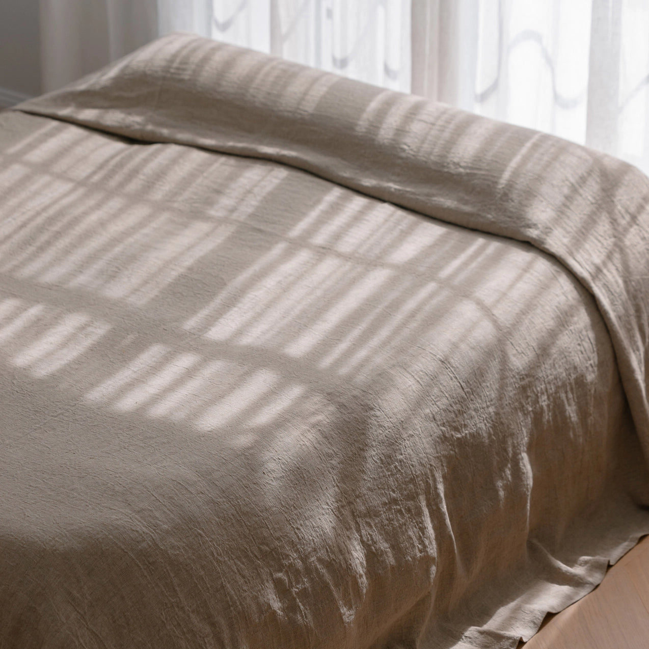 Luca Linen Bed Cover