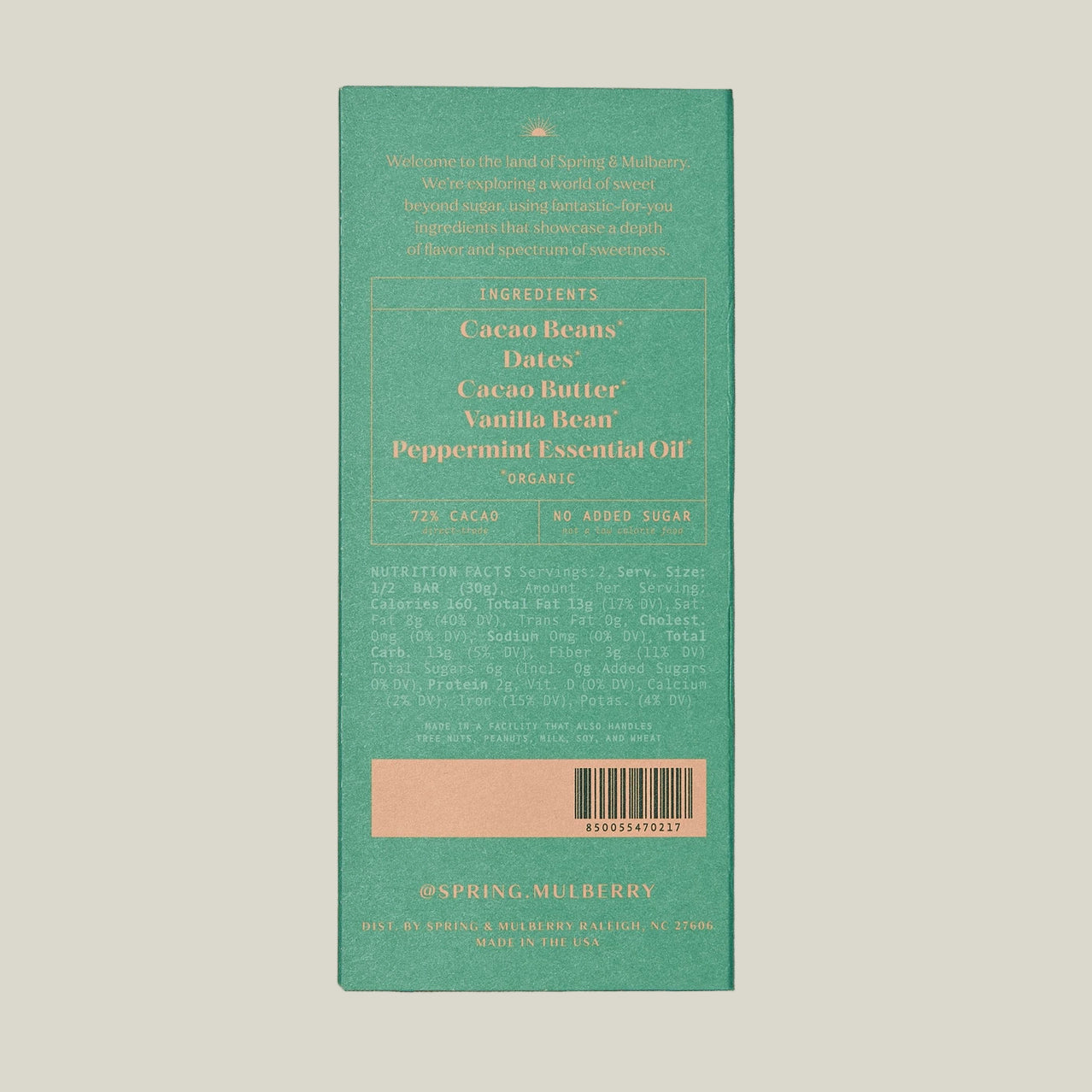 Spring & Mulberry Chocolate Bar