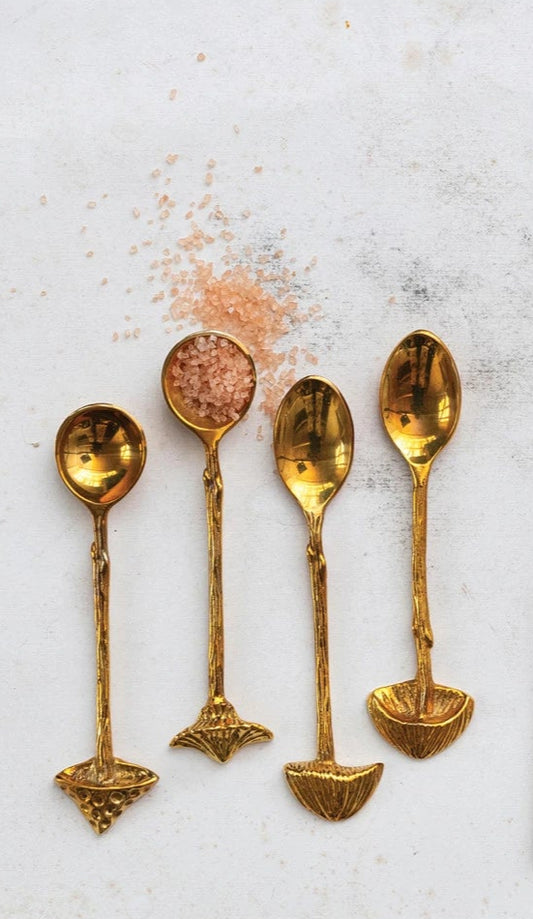Brass Mushroom Spoon