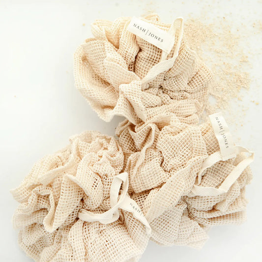 Organic Cotton Bath Pouf