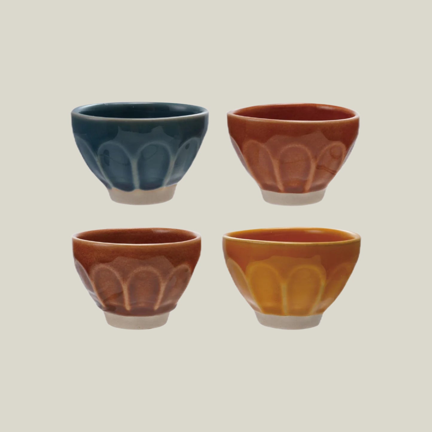 Reactive Glaze Stoneware Pinch Pot