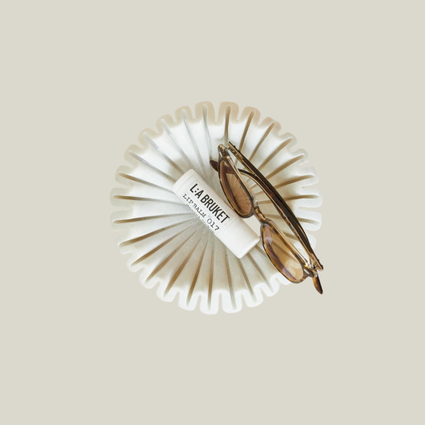 Pleated Marble Bowl