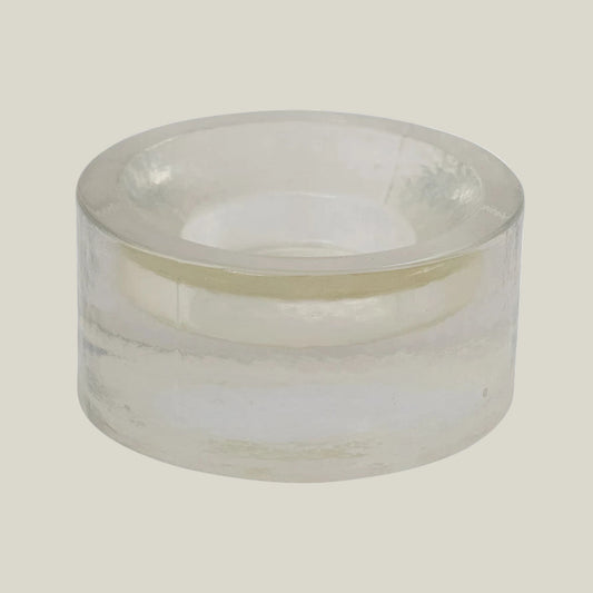 Pressed Glass Tealight Holder