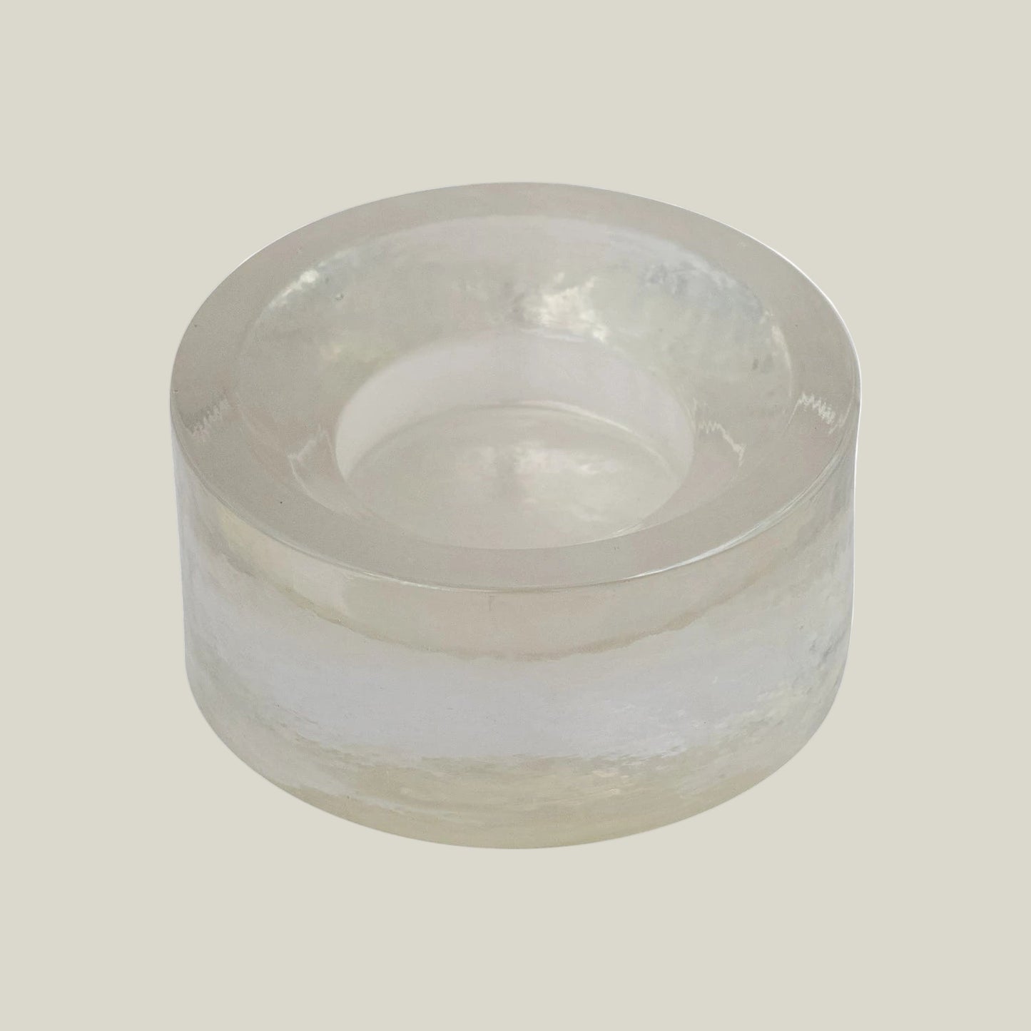 Pressed Glass Tealight Holder