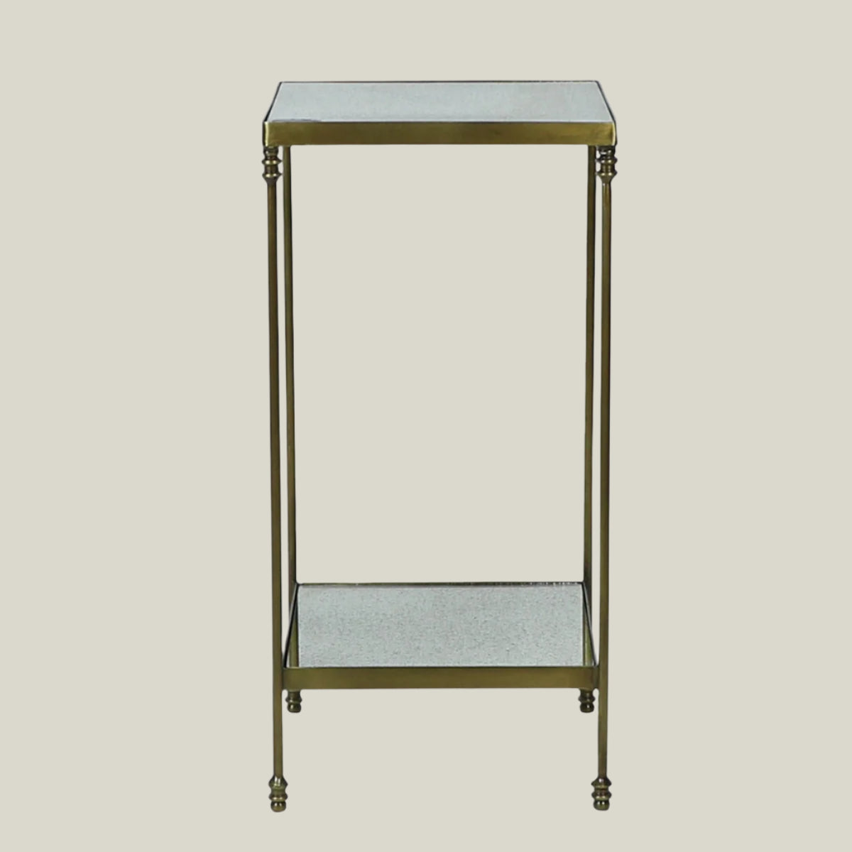 Antique Brass Side Table