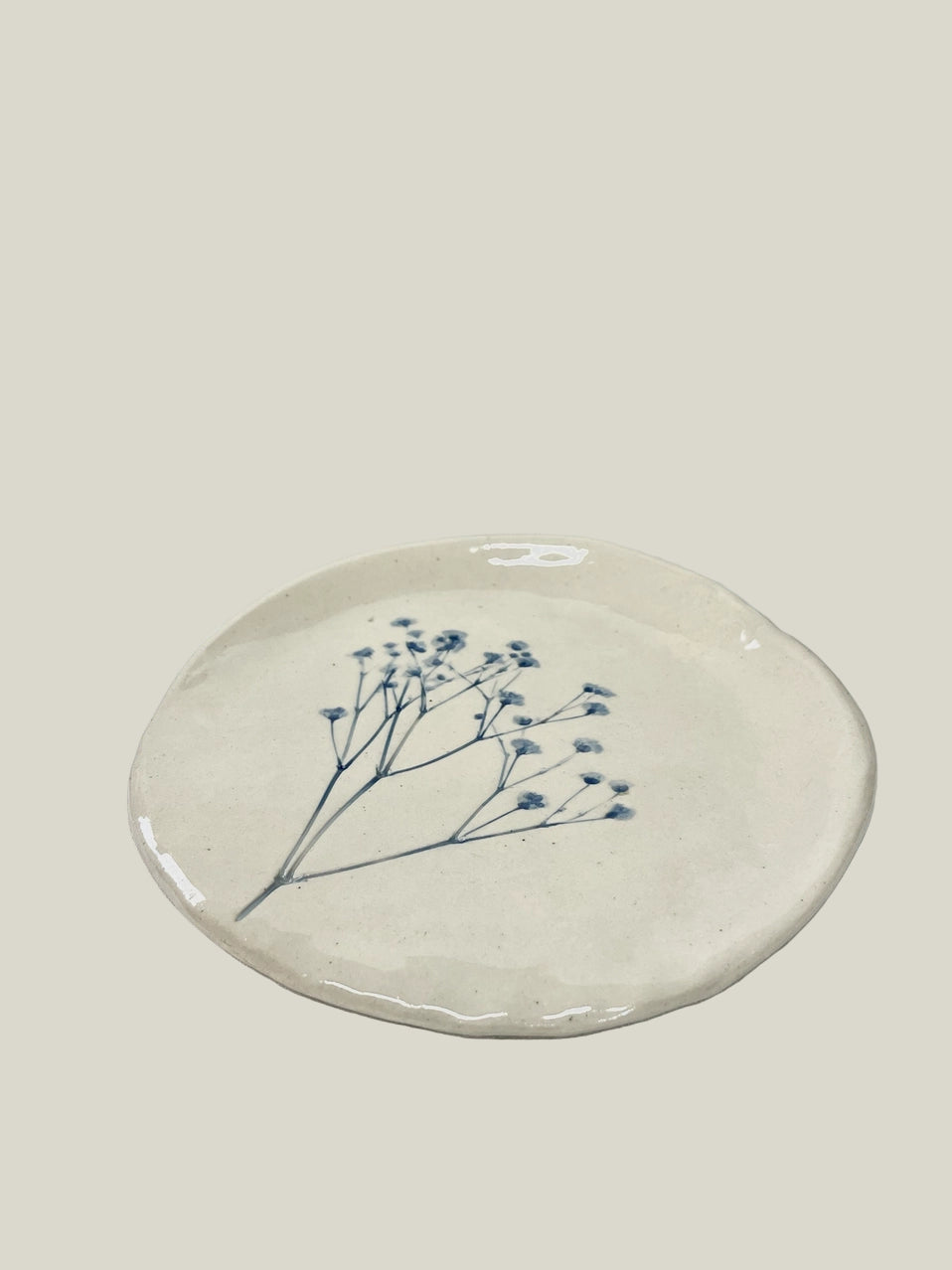 Hand-Painted Floral Spoon Rest