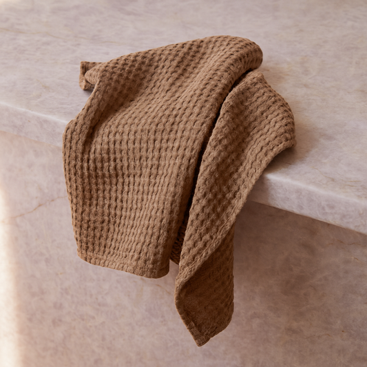 Stonewashed Waffle Tea Towel