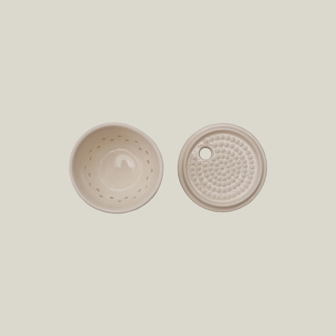 Stoneware Garlic Grater