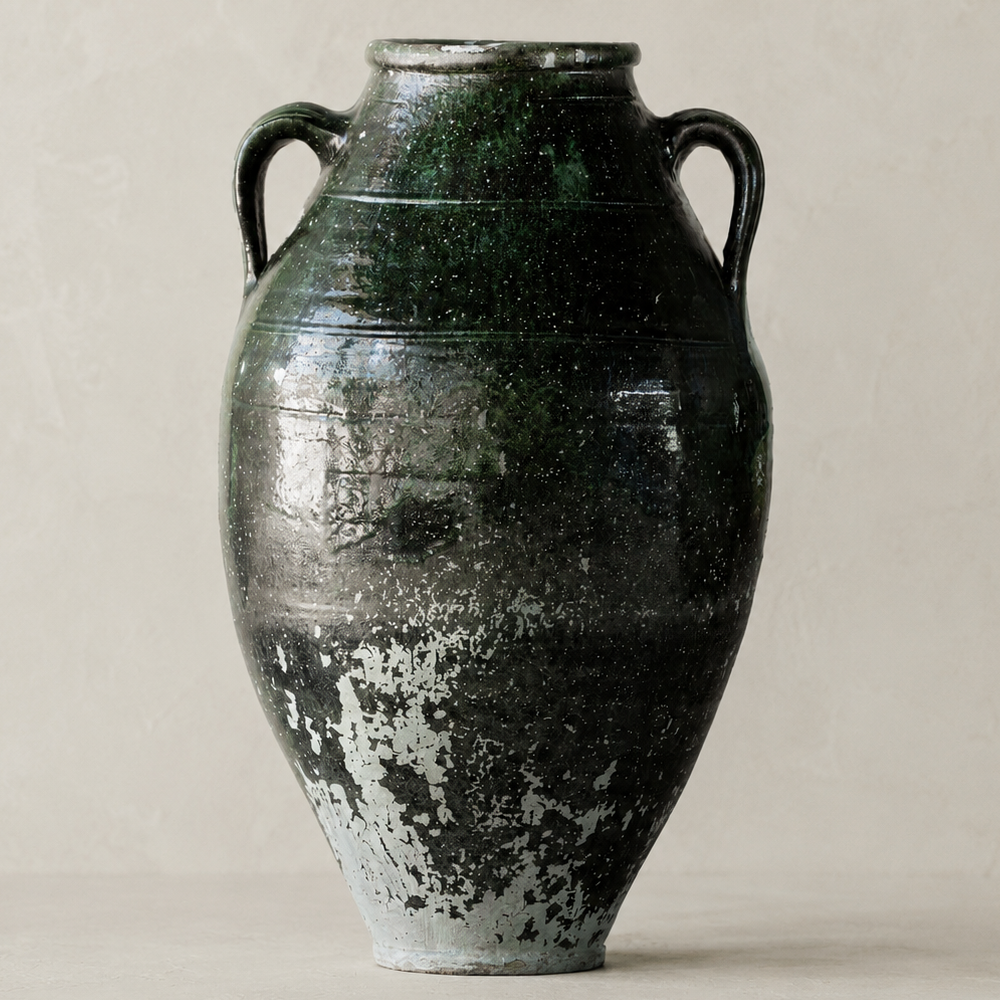 Vintage Glazed Antep Jar