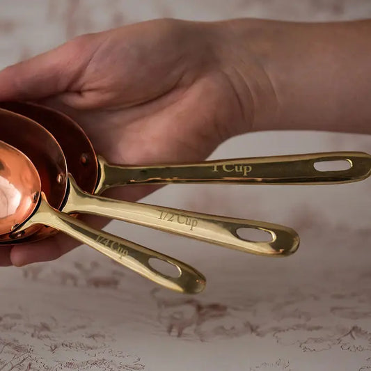 Copper Measuring Scoops