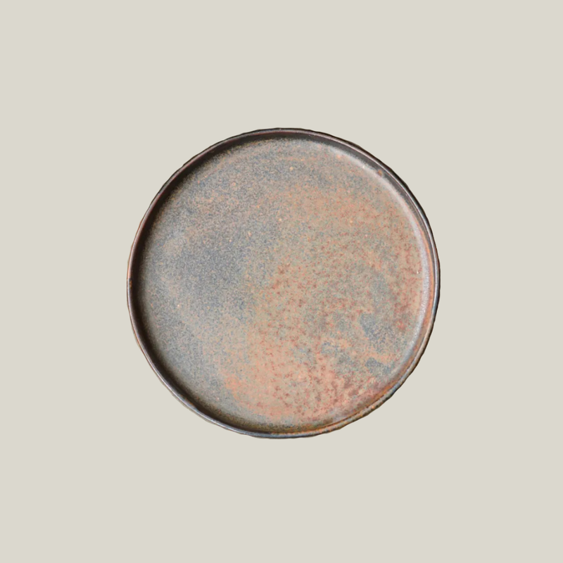Rust Round Plate