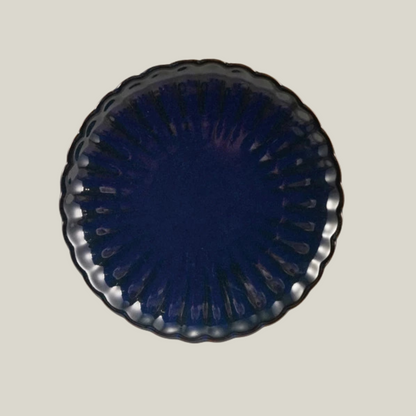 Stoneware Ribbed Plate
