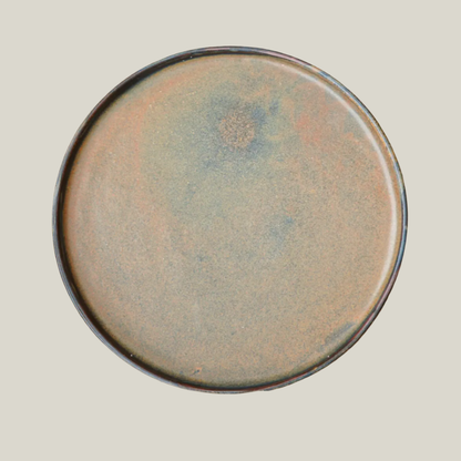 Rust Round Plate
