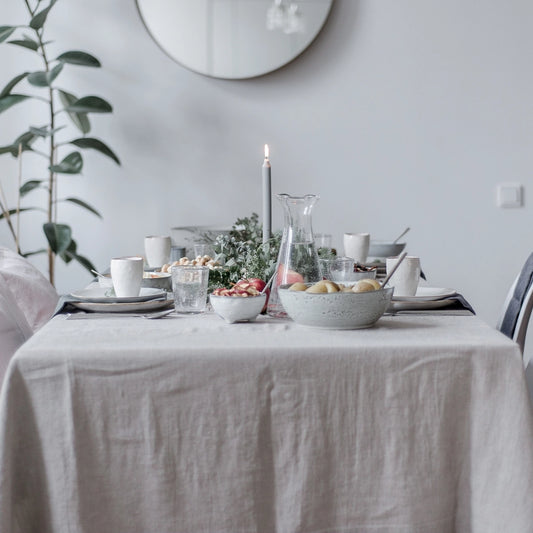 Natural Linen Tablecloth